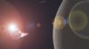 flight trough the space