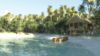 Ein einsames Atoll in der S&uuml;dsee