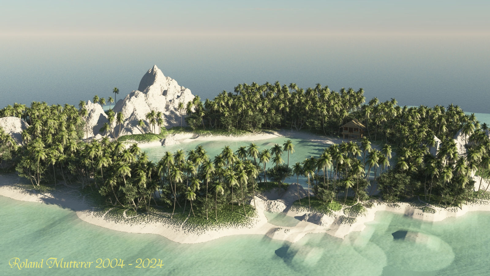 Ein einsames Atoll in der S&uuml;dsee