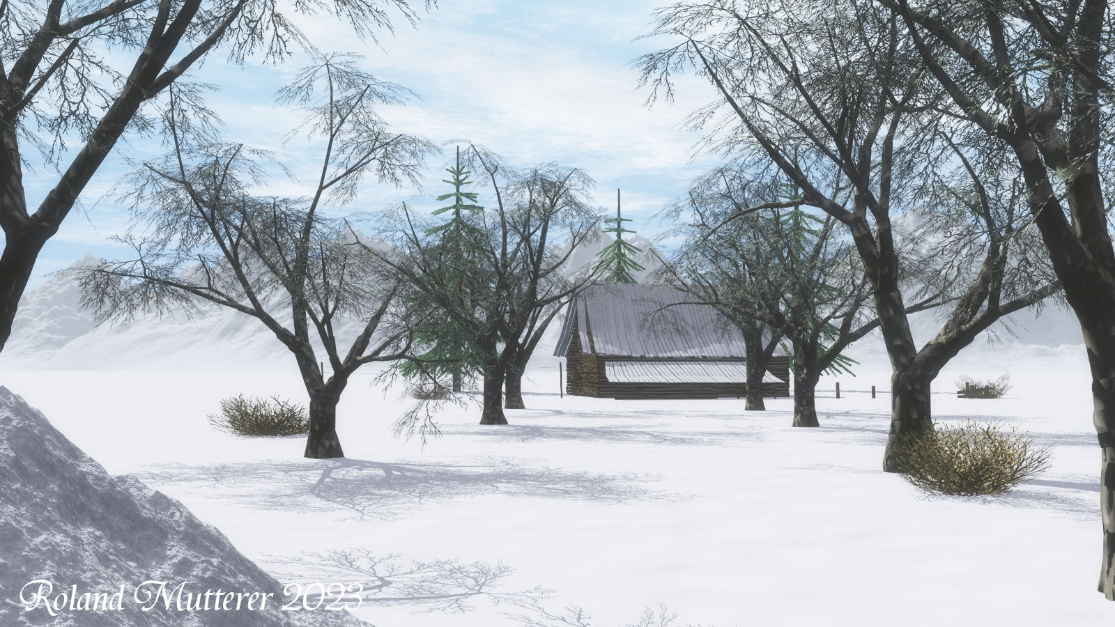 eine Winterlandschaft